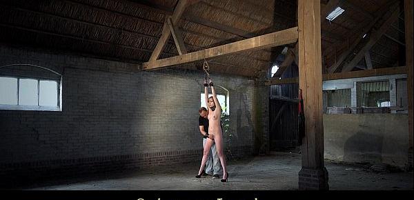  Rough and brutal fuck in bondage submission